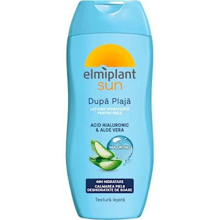 Elmiplant Lotion hydratante après le bain de soleil AH & Aloe Vera, 200 ml