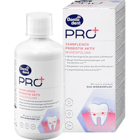 Dontodent PRO+ Mouthwash Dontodent Pro+ Probiotics for Active Gums, 400 ml