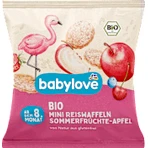 babylove Rice rounds with apple, strawberries, cherries and blueberries, 35 g