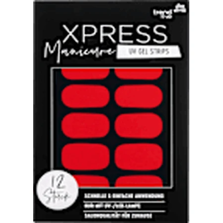 trend !t up XPRESS Maniküre UV-Gel-Nagelfolien Nr. 130 - Statement Rot