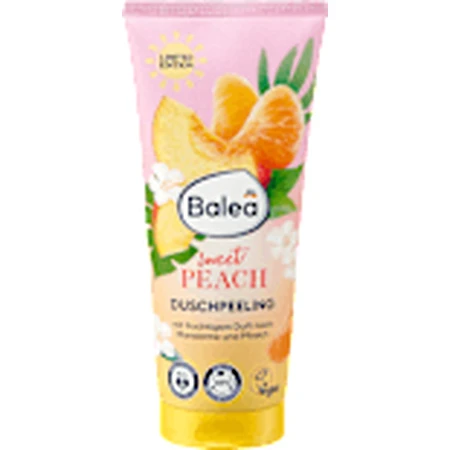 Balea zoete perzik lichaamsscrub, 200 ml