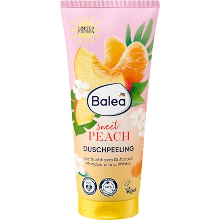 Balea zoete perzik lichaamsscrub, 200 ml