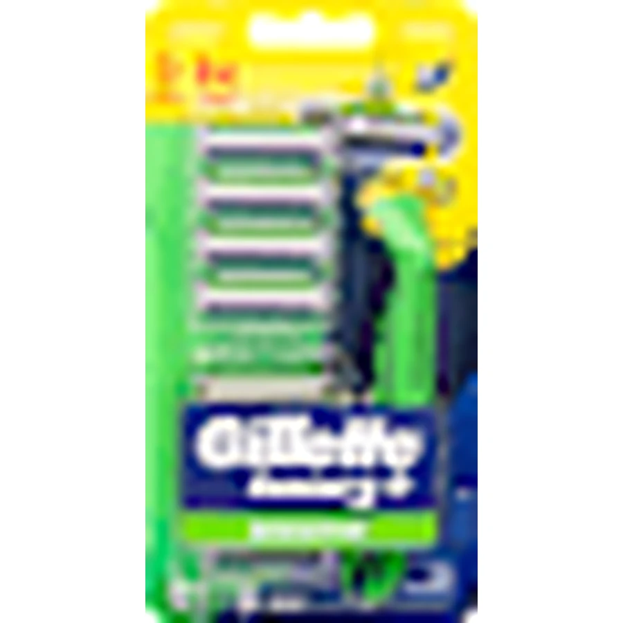 Gillette Gillette Sensor3 Sensitive Rasierer + 8 Nachfüllpackungen, 1 Stück