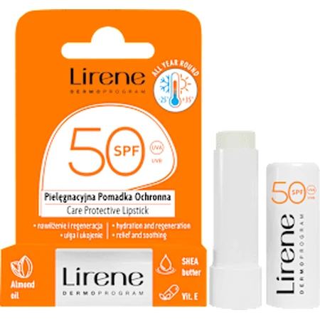 Lirene Lippenbalsem SPF50, 1 st