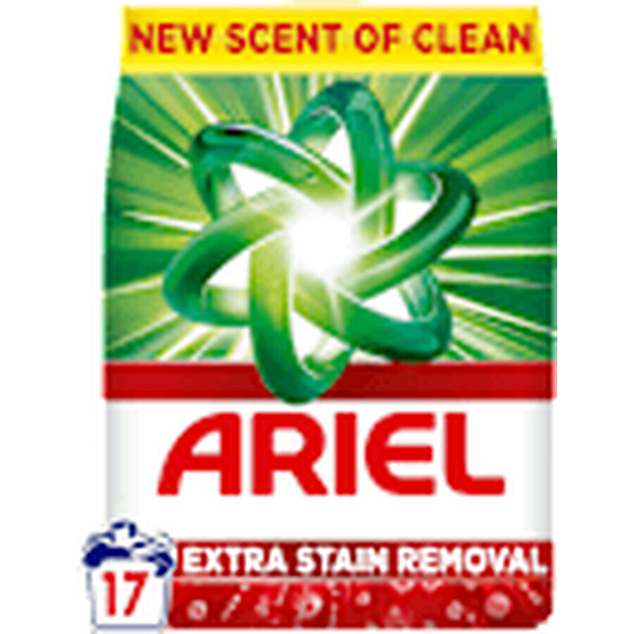 ARIEL Detergente en Polvo Extra 17 lavados, 1,1 Kg