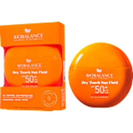 BIOBALANCE Zonnebeschermingsvloeistof SPF 50 DRY TOUCH 40 ml