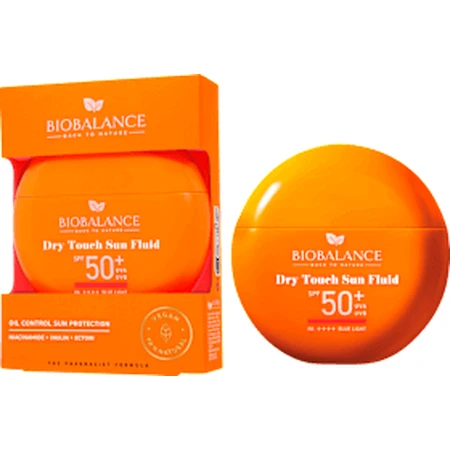 BIOBALANCE Zonnebeschermingsvloeistof SPF 50 DRY TOUCH 40 ml
