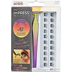 KISS Kit gen falso natural Impress Press-On, 1 Kit