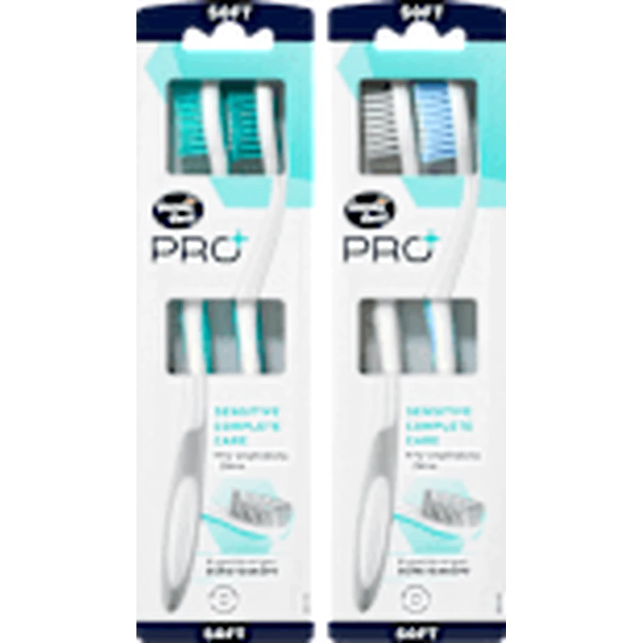 Dontodent PRO+ Toothbrush Pro+ Sensitive Complete Care, 2 pcs