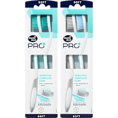 Dontodent PRO+ Toothbrush Pro+ Sensitive Complete Care, 2 pcs