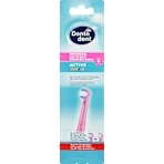 Dontodent Active Young Electric Brush Set Active Young Pink, 4 pcs