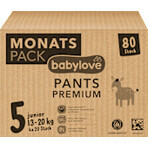 babylove Premium diapers number 5, 80 pcs