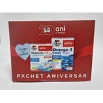 Doppelherz Aktiv Omega 3 1400 +Magnesium Direct 375mg+Vit. B6+B12+foliumzuur 20e verjaardagspakket
