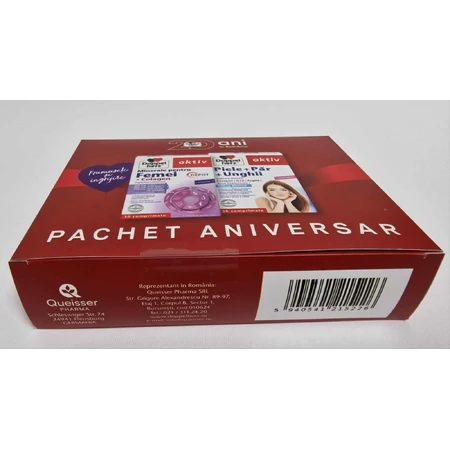 Doppelherz Aktiv Huid + Haar + Nagels + Vrouwelijke Mineralen + Collageen 20 Jaar Jubileumpakket