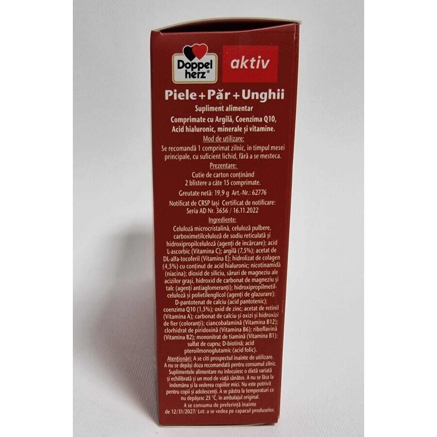 Doppelherz Aktiv Pelle + Capelli + Unghie + Minerali femminili + Collagene Pacchetto anniversario 20 anni
