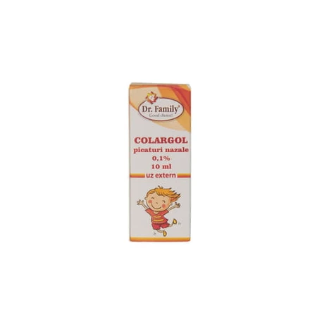 Colargol gotas nasales, 10 ml, Dr Family