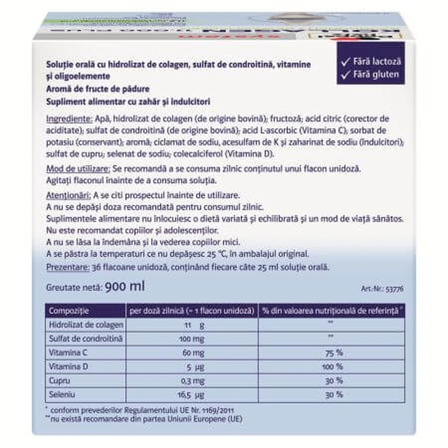 Kollagen 11.000 Plus, 36 unidose vials, Doppelherz