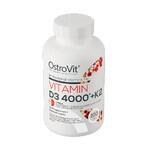 Vitamin D3 4000IU and Vitamin K2, 100 tablets, OstroVit Vitamin D3 4000IU and Vitamin K2, 100 tablets, OstroVit