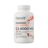 Vitamin D3 4000IU und Vitamin K2, 100 Tabletten, OstroVit