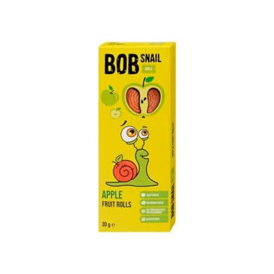 Natural apple roll, 30 g, Bob Snail