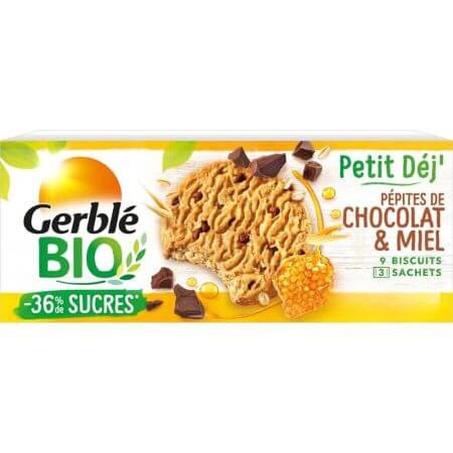 Organic chocolate chip biscuits, 132 g, Gerble