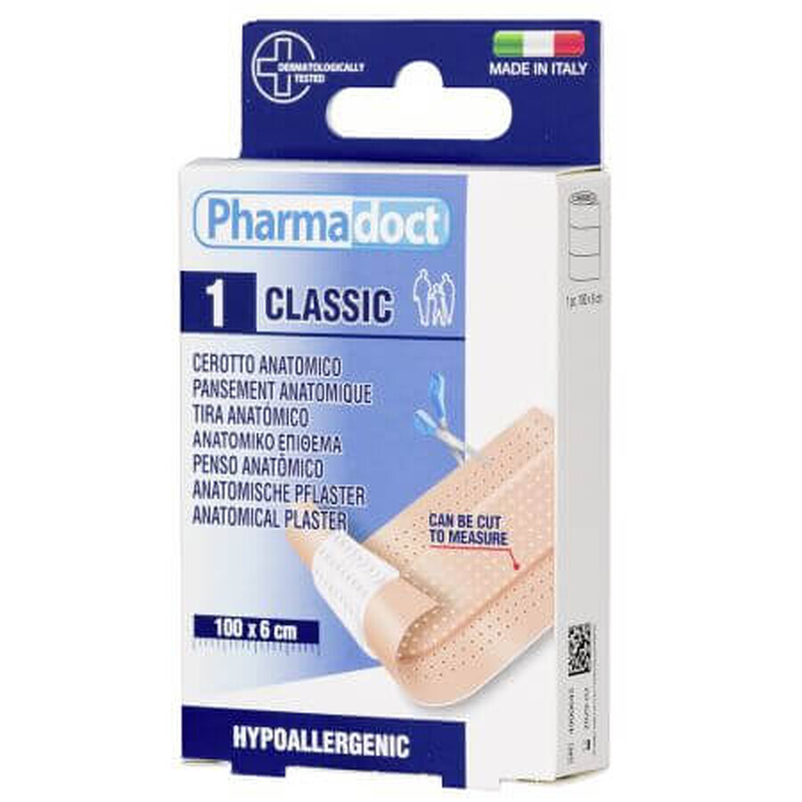 Plastique classique 100 cm x 6 cm, 1 pièce, Pharmadoct