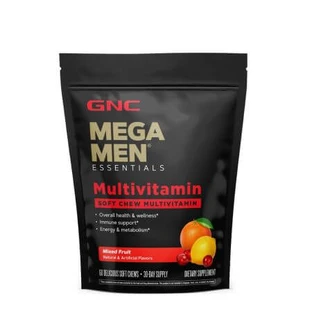 Soft Chews Multivitamin Mega Men, 60 piezas, GNC