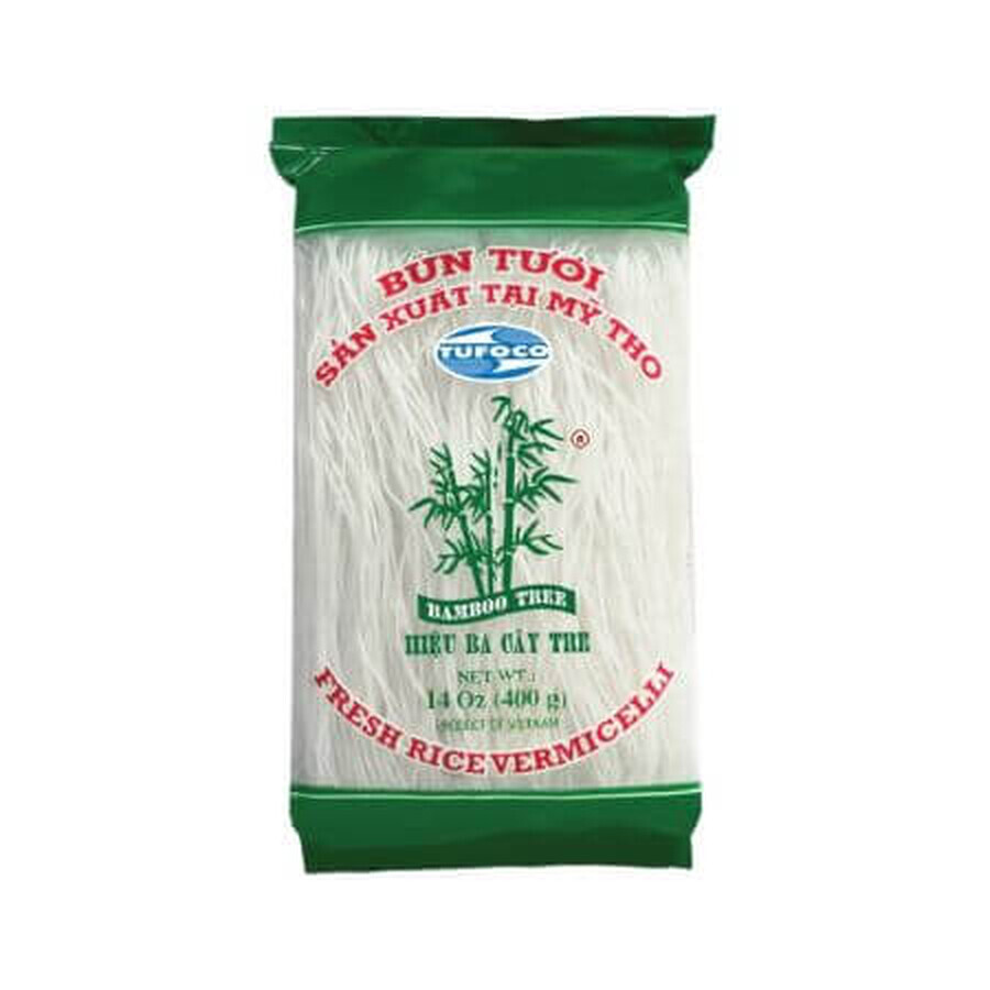 Fideos de arroz vermicelli, 400 g, Bamboo Tree