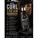 Crema per ricci da uomo Curls Grooming professionale, 250 ml, Morgan's