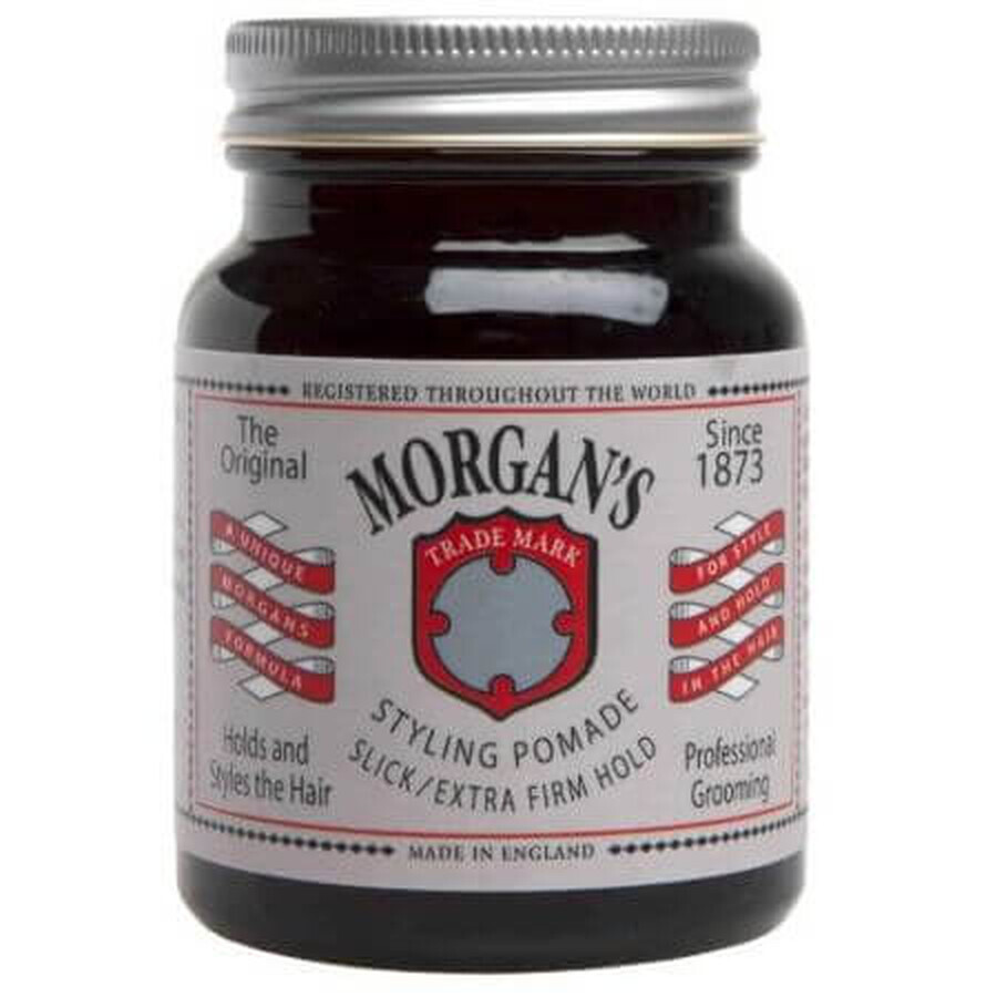 Extra Stevige Houdbaarheid Extra Sterke Houdbaarheid en Intense Glans Pommade, 100 g, Morgan's