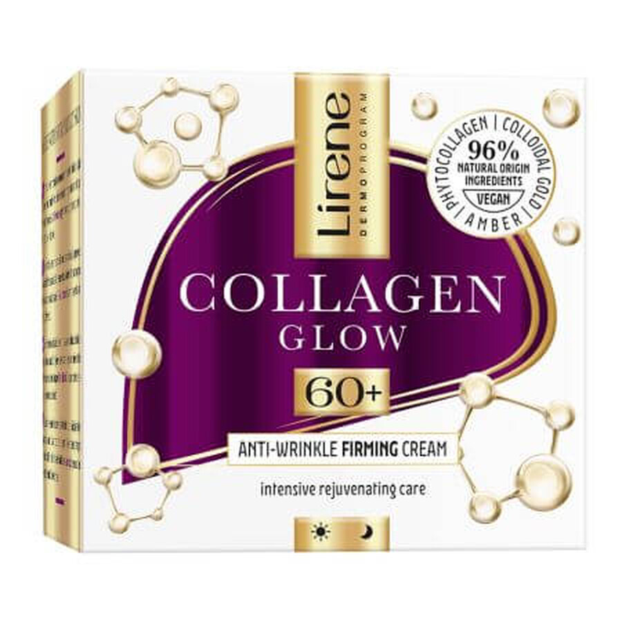 Collagen Glow Crème raffermissante anti-rides 60+ Collagen Glow, 50 ml, Lirene