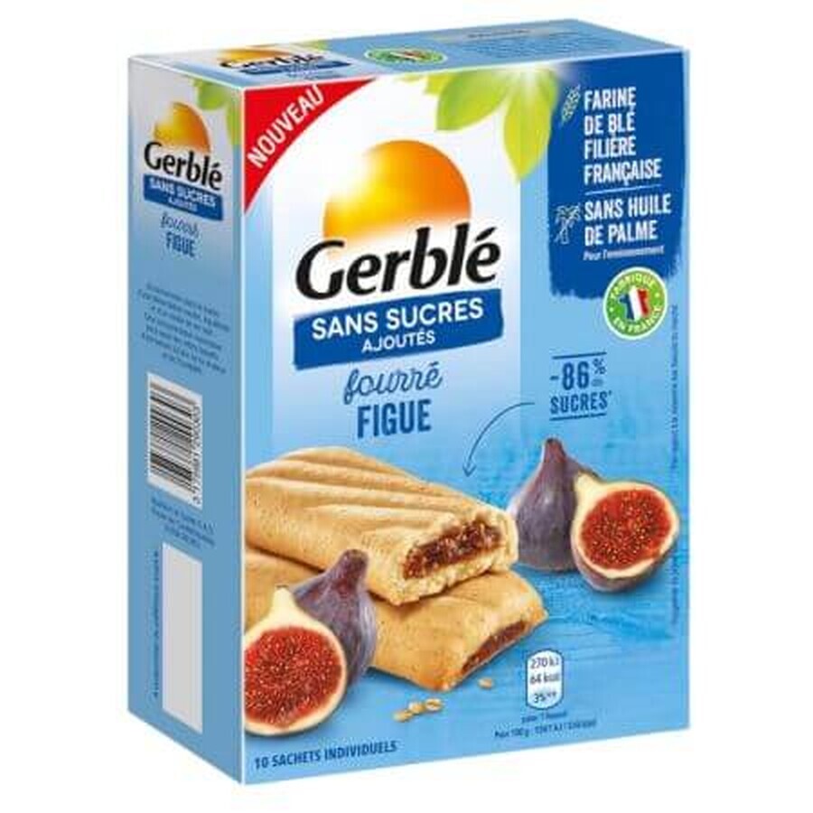Fig filled biscuits without sugar, 180 g, Gerble