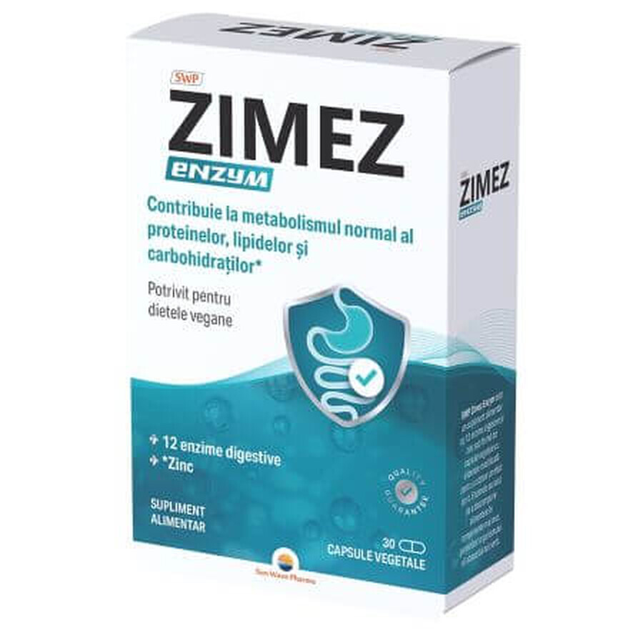Zimez Enzym, 30 capsules, Sun Wave Pharma