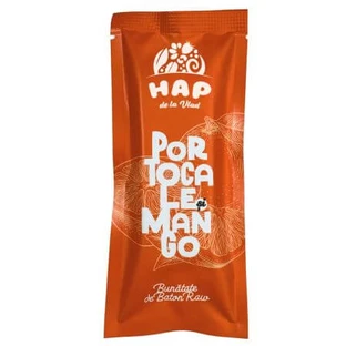 Barrita crudivegana con naranja y mango, 45 g, Hap de la Vlad