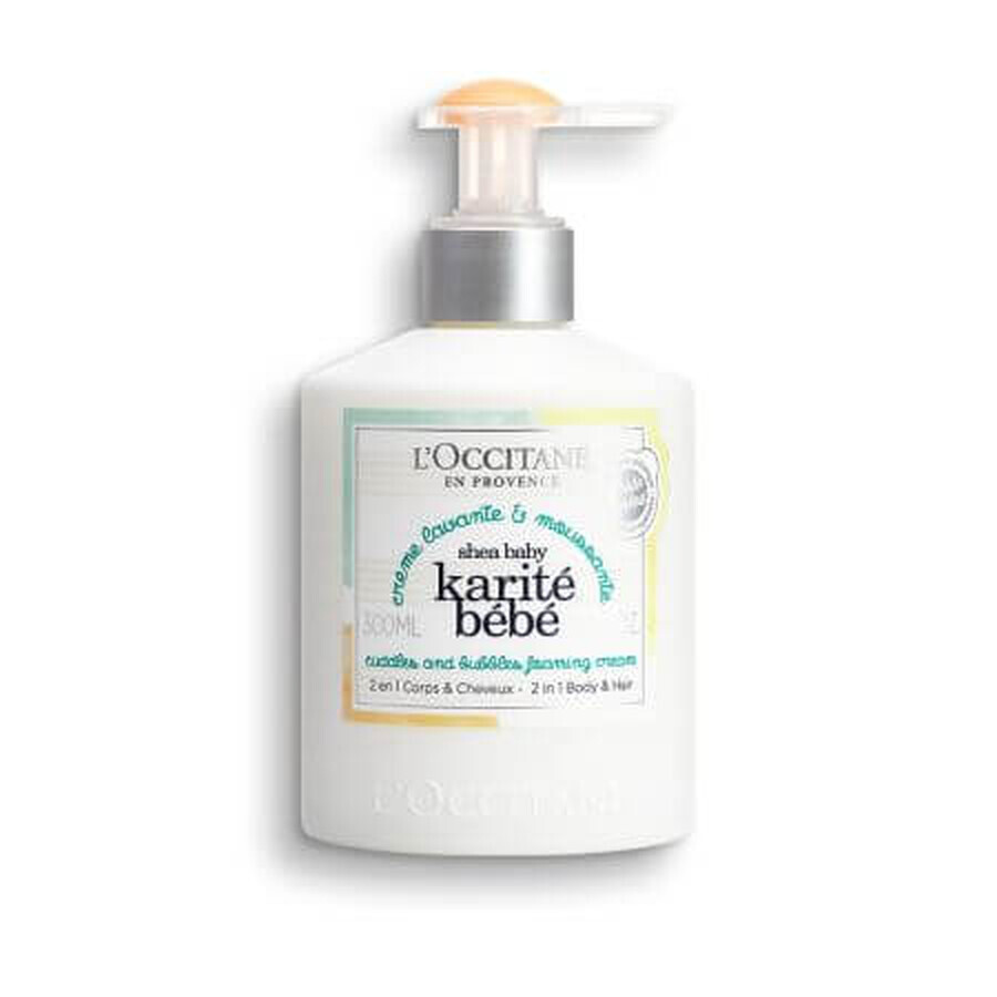 Foaming Baby Cleansing Cream Shea Baby, 300 ml, L'Occitane