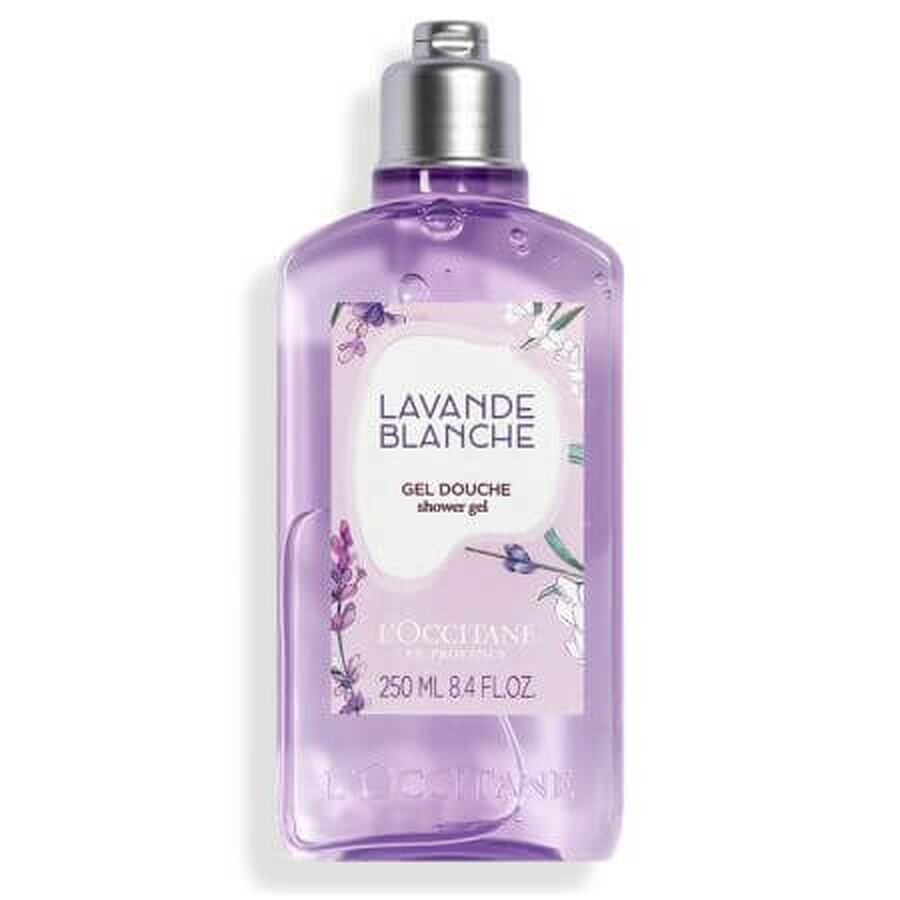 L'Occitane White Lavender Shower Gel with lavender extract, 250 ml, White Lavender, 250 ml, L'Occitane