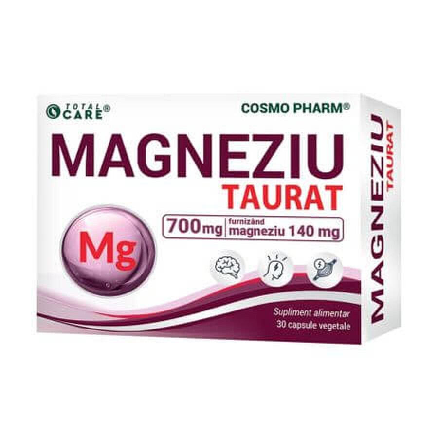 Magnésium Taurat, 30 gélules, Cosmopharm
