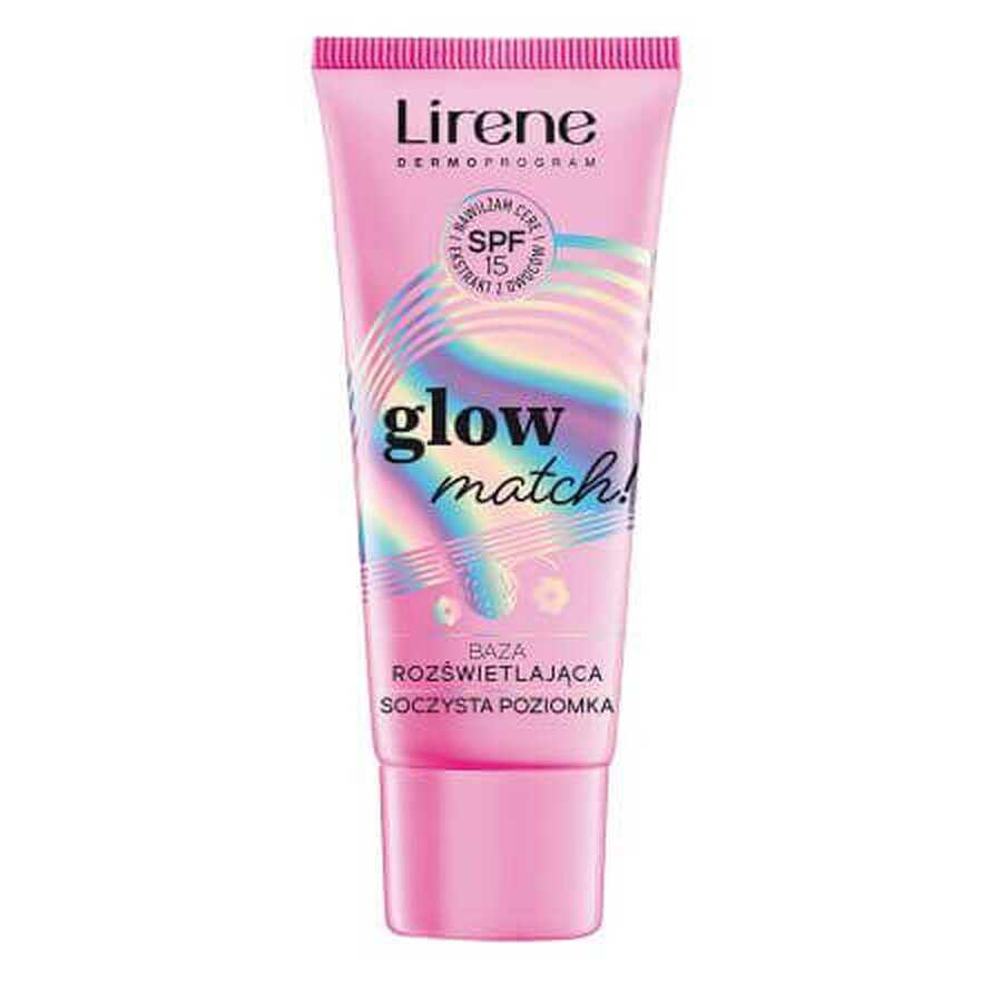 Glow Match Brightening Makeup Base with SPF15, 30 ml, Lirene