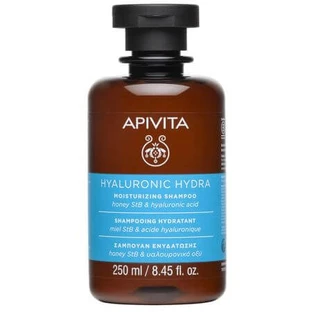 Moisturizing shampoo with honey and hyaluronic acid Hyaluronic Hydra, 250 ml, Apivita