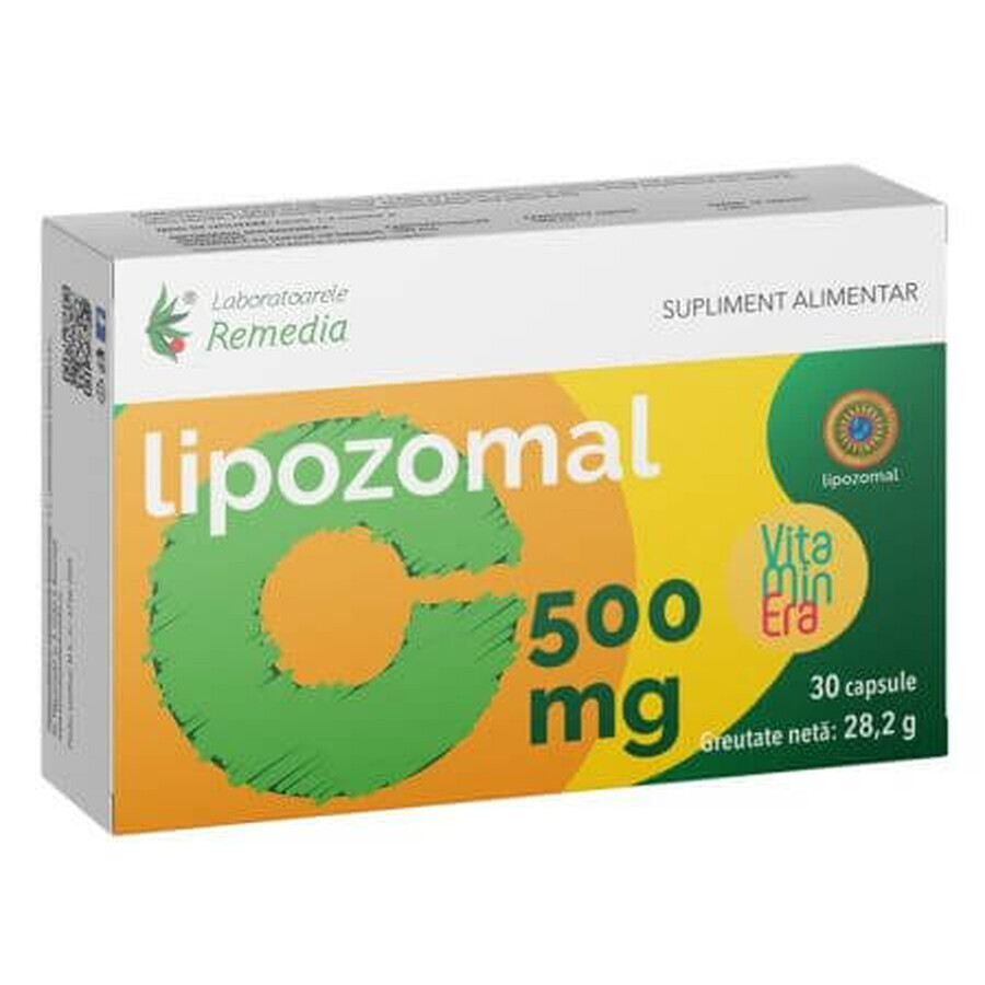 Lipozomal C, 500 mg, 30 capsules, Remedia Laboratories