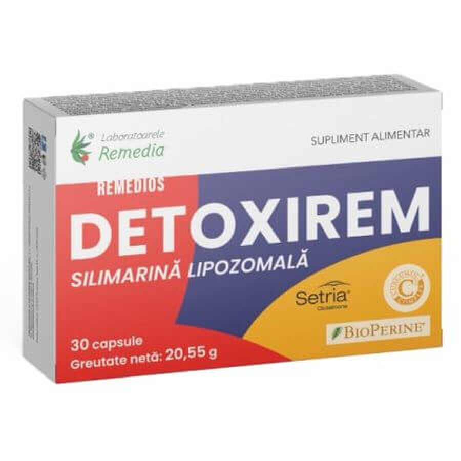 Detoxirem Remedios, 30 gélules, Laboratoarele Remedia