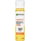 Spray à la vitamine C et au SPF 50+ à appliquer sur le maquillage, 75 ml, Garnier