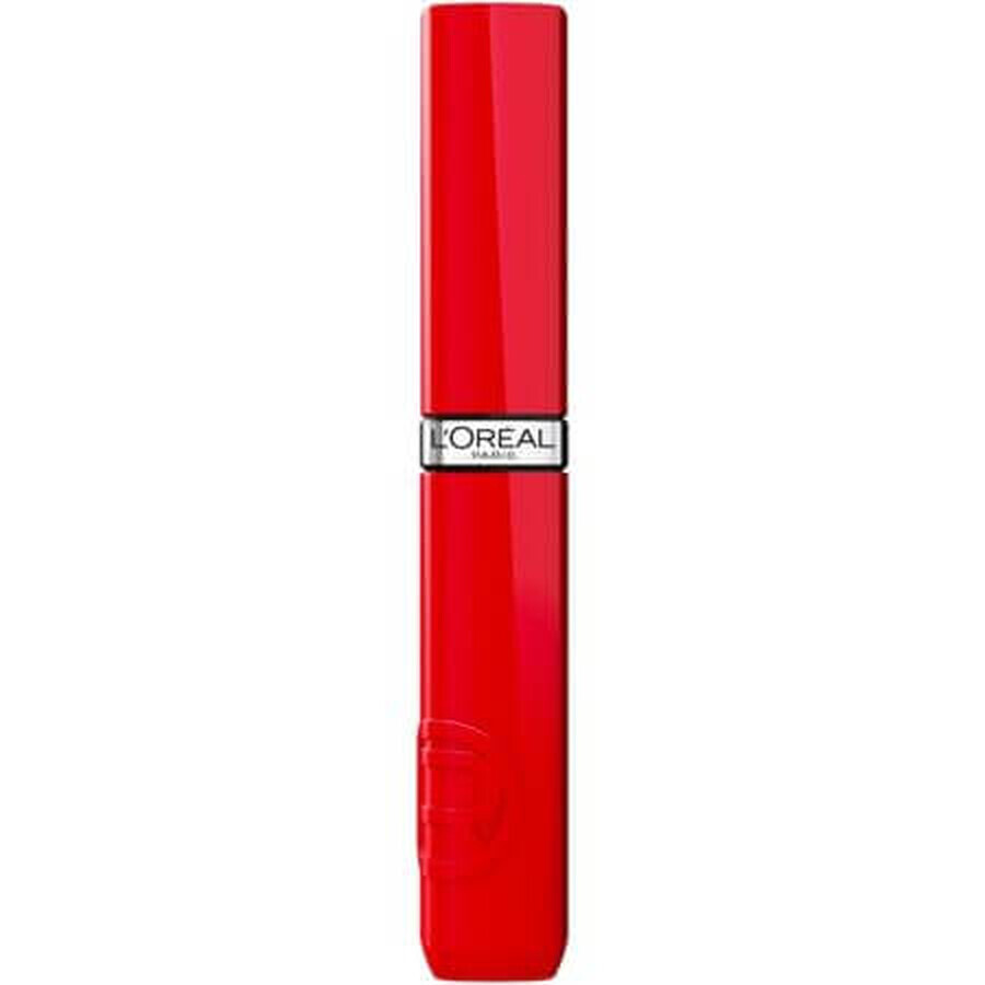 L'Oreal Paris Infaillible Laque Resistance 410 Rouge Poppy Flüssiger Lippenstift, 4,3 ml, L'Oreal Paris