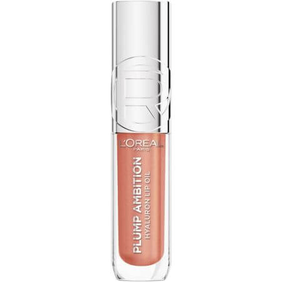 Plump Ambition 005 Nude Macaron Plump Ambition 005 Nude Macaron Lip Volumising Lip Oil, 5 ml, L'Oreal Paris