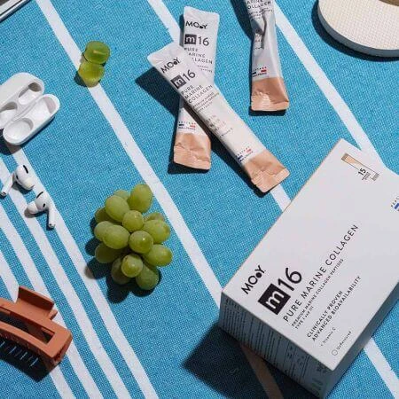 Reines Meereskollagen mit Vitamin C m16, 15 Beutel x 10,1 g, Molecules of Youth
