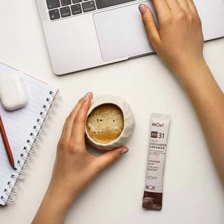 Crema de Colágeno Bovino con péptidos m31, 15 sobres x 7 g, Moléculas de Juventud
