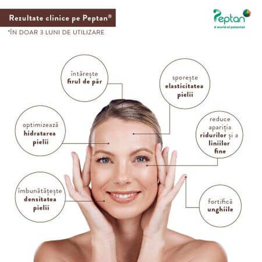 Crema de Colágeno Bovino con péptidos m31, 15 sobres x 7 g, Moléculas de Juventud
