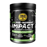 Pre-Workout Impact with green seafood flavor, 400 g, Gold Nutrition