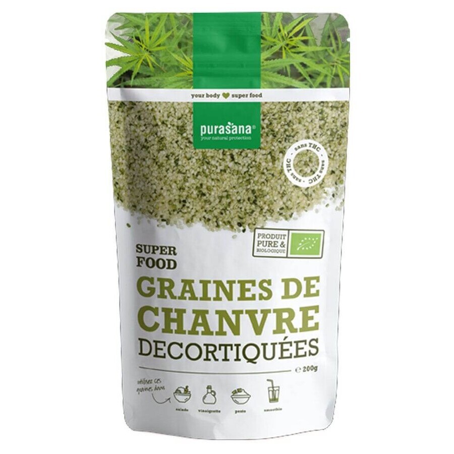 Purasana Semi di canapa biologici decorticati 200g