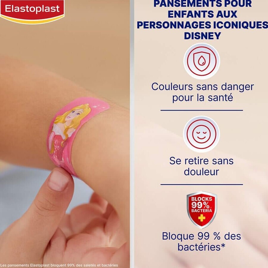 Elastoplast Disney princesses baby dressings 2 sizes x20